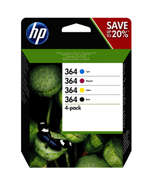 HP N9J73AE CMYK Mürekkep Kartuş (364) N9J73AE