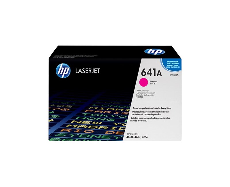 HP C9723A Kırmızı Renkli Toner 641A