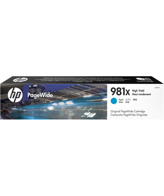 HP L0R09A Cyan PageWide Mürekkep Kartuş (981X) L0R09A