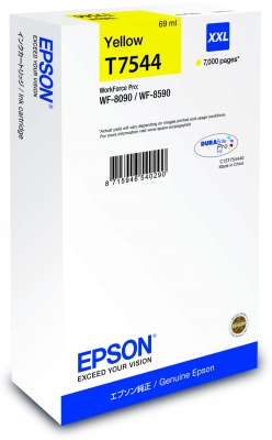 EPSON C13T754440 INK CARTRİDGE XXL YELLOW 69 ML-WORKFORCE PRO WF 8010-8090-8510-8590