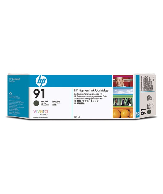 HP C9464A Matte Black Mürekkep Kartuş (91) C9464A