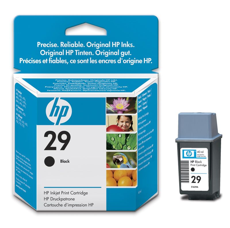 HP 51629A DeskJet 600C/660/670/Offijet 700/70/725 Siyah kartus