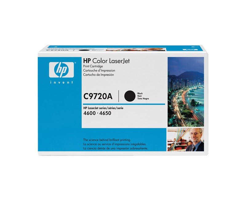 HP C9720A Siyah Toner Kartuş (641A)