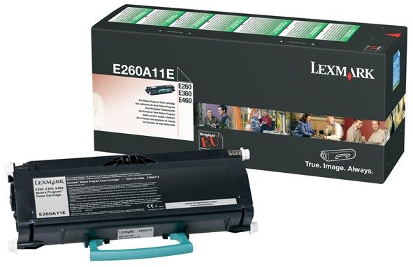 LEXMARK E260A11E E26X/36X/460 3500 SAYFA SIYAH TONER