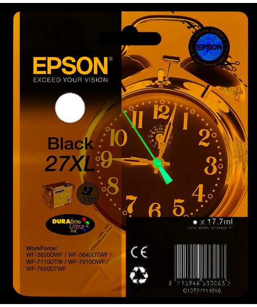 EPSON 27XL YELL. T27144 DURABrite Ultra Ink C13T27144020