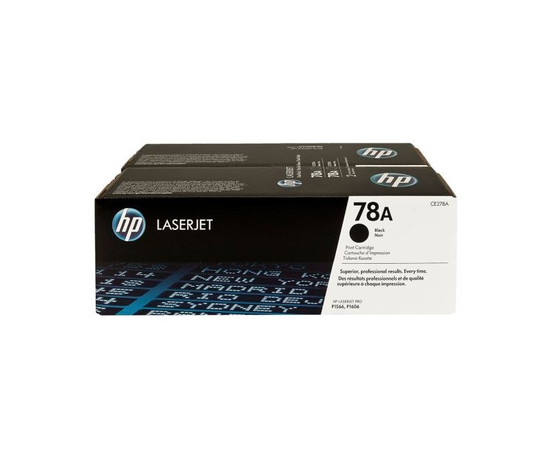 HP CE278AD (78AD) SIYAH IKILI PAKET LASERJET TONER