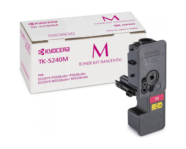KYOCERA TK-5240M Toner (3000s) Magenta (P5026cdn/P5026cdw/M5526cdn/M5526cdw)