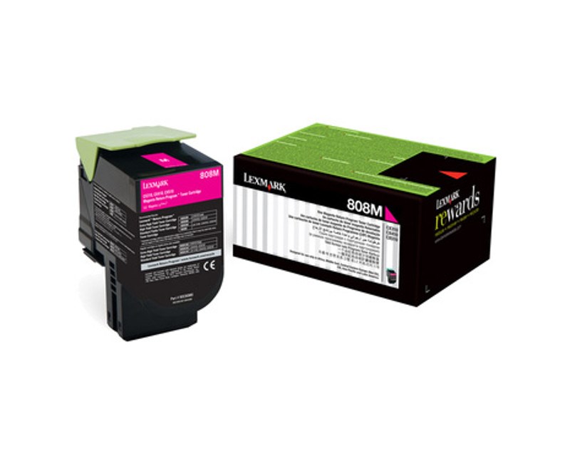 LEXMARK 80C8HM0 CX410-CX510 Kırmızı Return Toner 3000 Sayfa