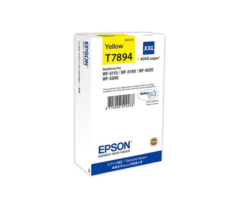EPSON C13T789440 WF-5XXX SERISI SARI KARTUS XXL