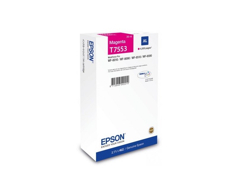 EPSON T7553 Ink Cartridge XL Magenta 39 ML