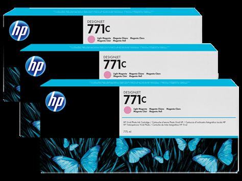 HP B6Y35A KRT NO 771 LIGHT MAGENTA 775ml 3'lü PAK.