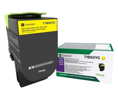 LEXMARK 71B50Y0 CS317/417/517/CX317/417/517 2300 SAYFA SARI TONER