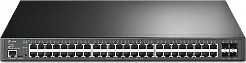 TP-LINK TL-SG3452XP JetStream 48-Port Gigabit and 4-Port 10GE SFP+ L2+ Managed Switch with 48-Port PoE+