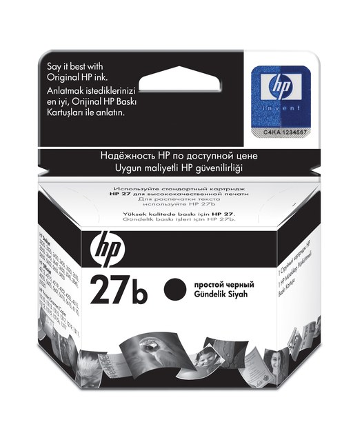 HP C8727A Black Mürekkep Kartuş (27) C8727AE