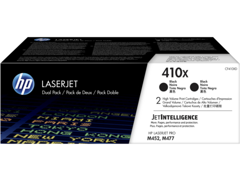 HP CF410XD (410X) SIYAH 2'lı YUKSEK KAPASITELI TONER 6.500 SAYFA