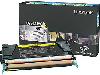 LEXMARK C734A1YG C73X X73X SARI 6.000 SAYFA RETURN TONER