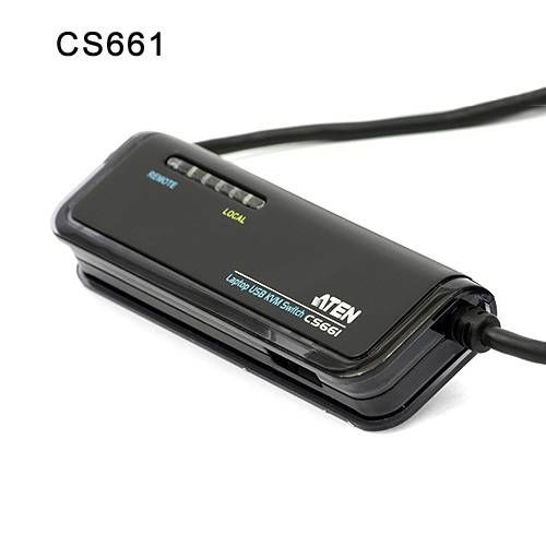 ATEN -CS661  LAPTOP USB KVM SIWTCH