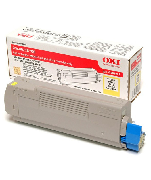 OKI C5600-5700-Y Toner (43381921) 20201