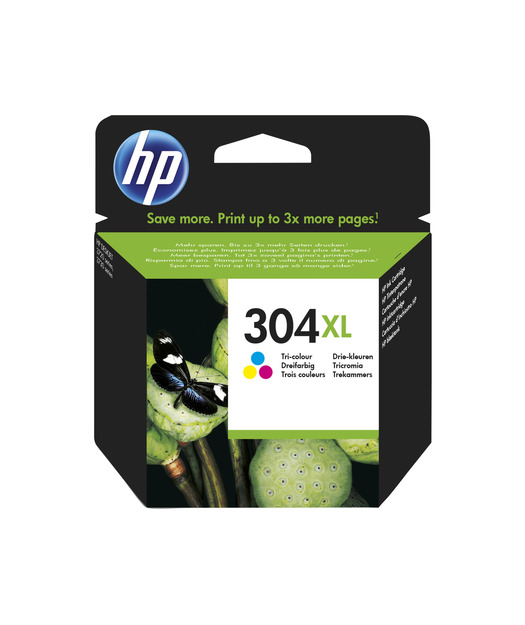 HP N9K07AE (304XL) RENKLİ MÜREKKEP KARTUŞU 300 SAYFA 2630-2632 Resim-1