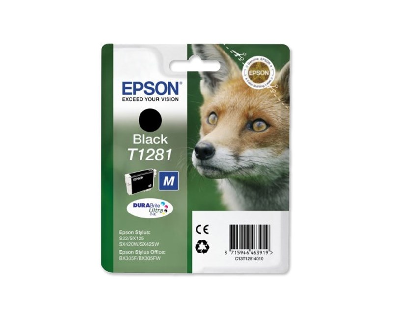 EPSON C13T12814021 Stylus Photo BX305F/SX125/425 SIYAH KARTUS