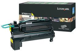 LEXMARK X792X1YG X792 Extra Yüksek Verimli Sarı Toner (20K)