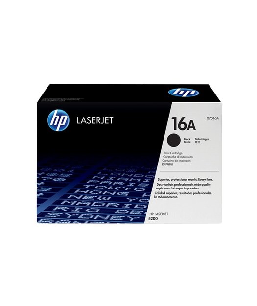 HP Q7516A Black Toner Kartuş (16A) Q7516A