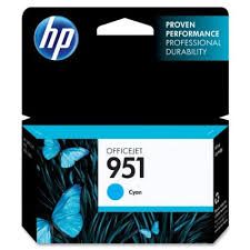 HP CN050A  951 Cyan Officejet Ink Cartridge
