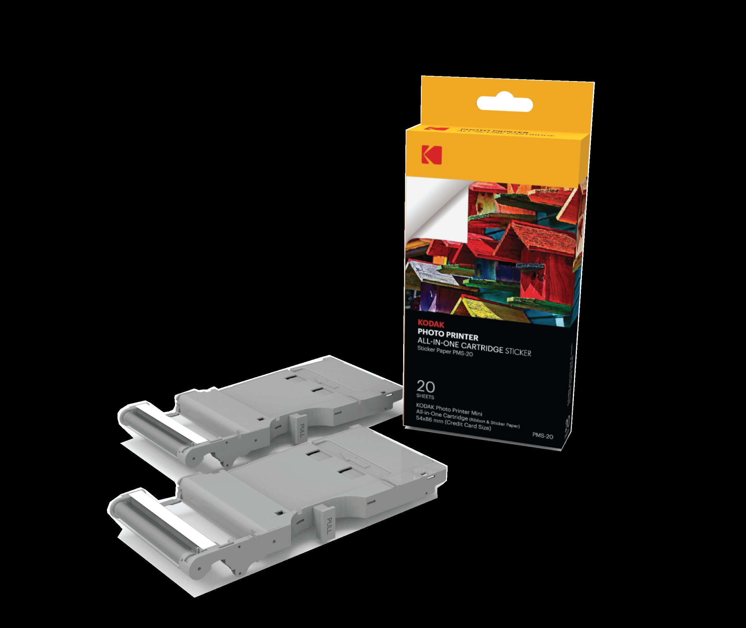KODAK MİNİ YAZICI YAPIŞKANLI KARTUŞ SETİ 20 SAYFA PMS-20-