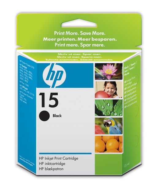HP C6615D Black Mürekkep Kartuş (15) C6615DE