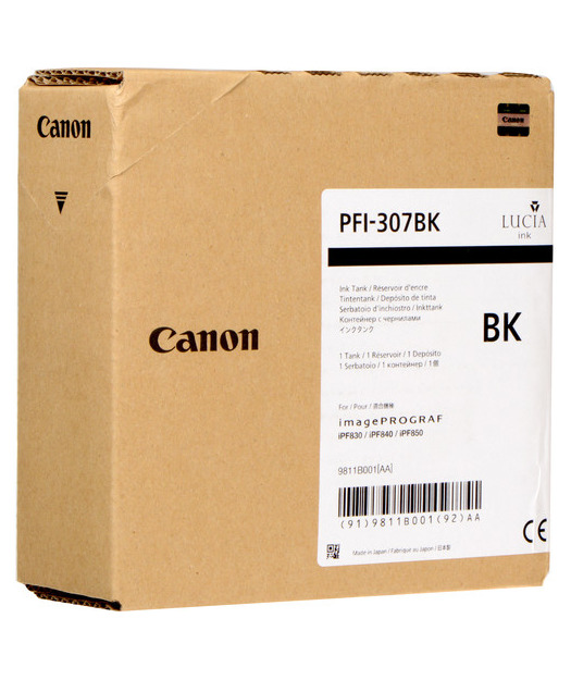 CANON PFI-307BK Black Kartuş (330 ml) 9811B001 CANLF037
