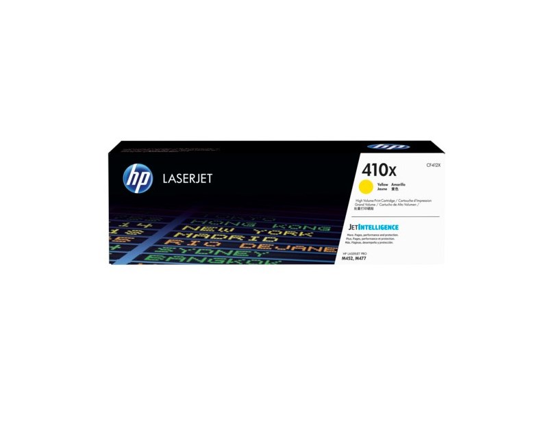 HP 410X-CF412X Sarı Orjinal Toner Yüksek Kapasiteli Resim-1