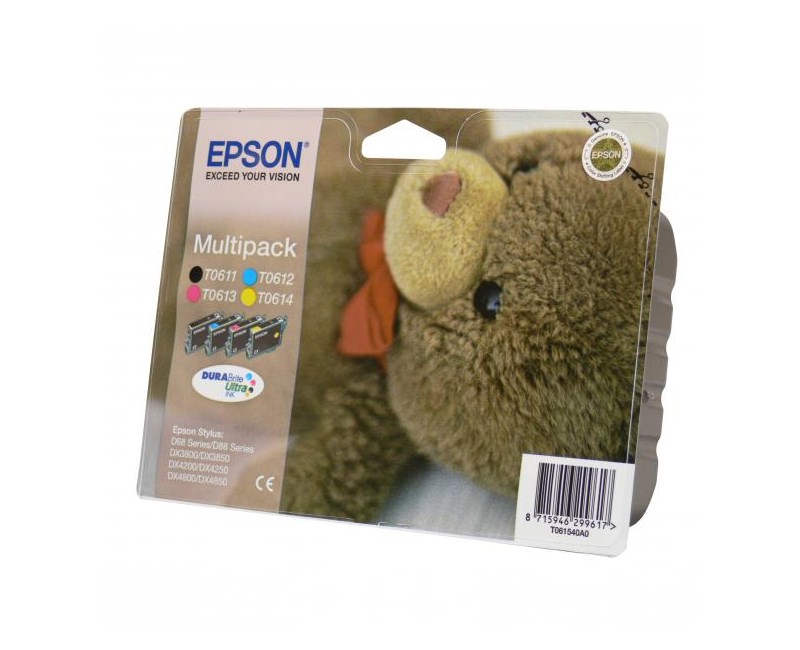 EPSON C13T06154020 B/C/M/Y Mürekkep Kartuş
