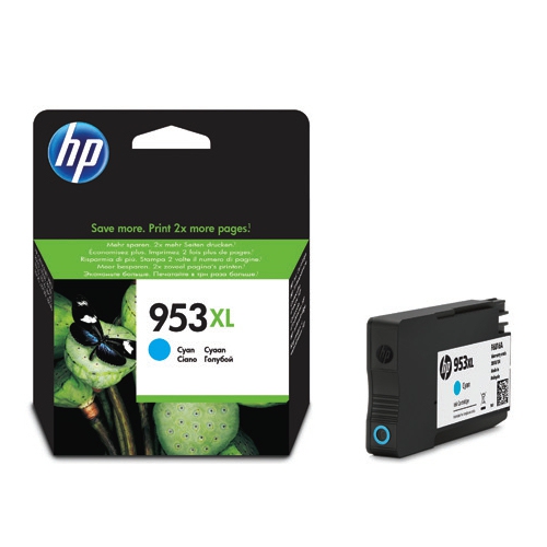 HP F6U16AE (953XL) Yüksek Kapasite Mavi Renkli Mürekkep Kartuş
