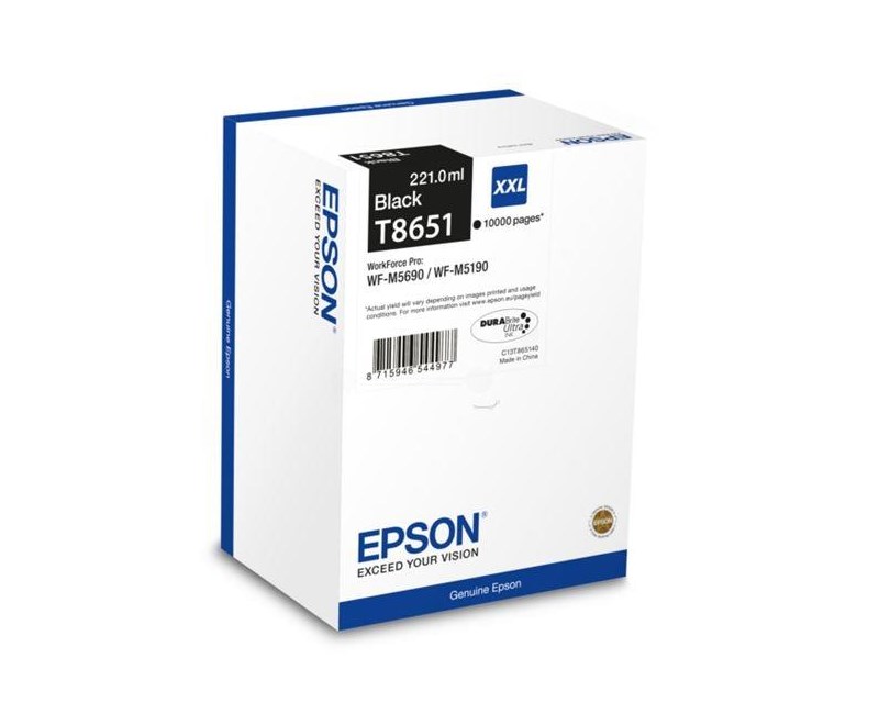 EPSON C13T865140 WF-5XXX XXL Mono Kartuş