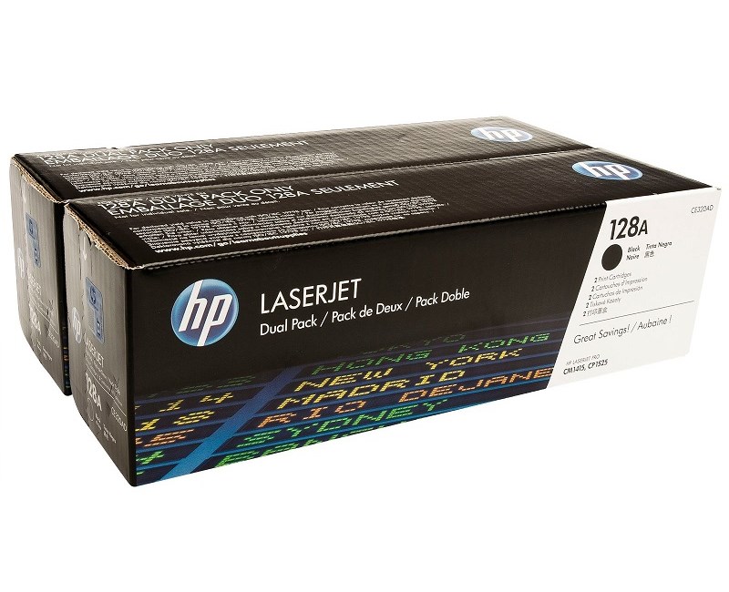 HP CE320AD Black Toner Kartuş (128A) CE320AD