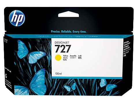 HP  B3P21A (727) SARI 130 ML GENIS FORMAT MUREKKEP KARTUSU