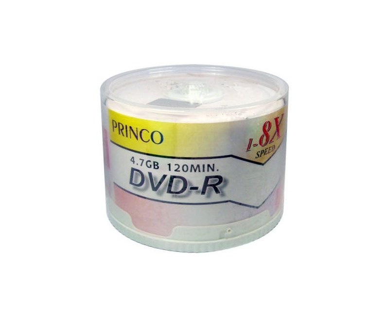 PRINCO DVD-R 16x4.7GB 50'li Cakebox