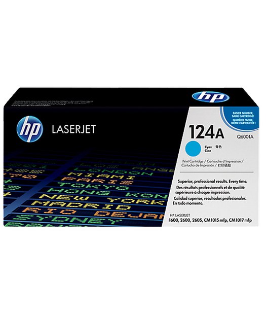 HP Q6001A Cyan Toner Kartuş (124A) Q6001A