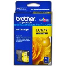 BROTHER LC67Y DCP385C, MFC490CN, MFC790CN 325 SAYFA SARI KARTUŞ