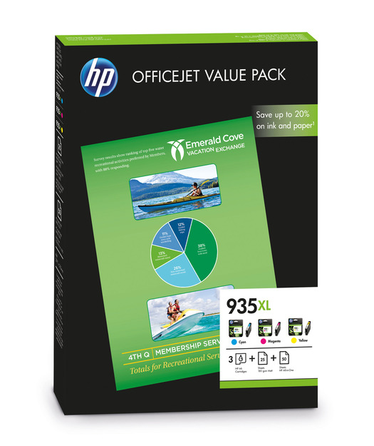 HP F6U78AE Office Avantajlı Paket-A4 75 Yaprak (935XL) F6U78AE
