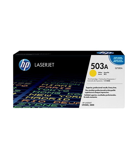 HP Q7582A Yellow Toner Kartuş (503A) Q7582A