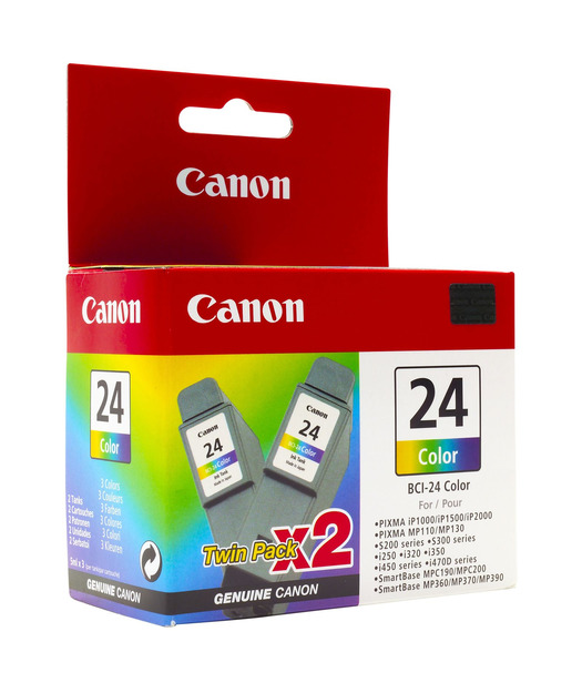 CANON BCI-24 CMY Mürekkep Kartuş (2'li) CAN22203