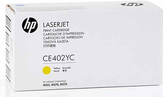 HP CE402YC TON 507Y Yüksek Kapasiteli Toner Sarı 7800 Sayfa Resim-1
