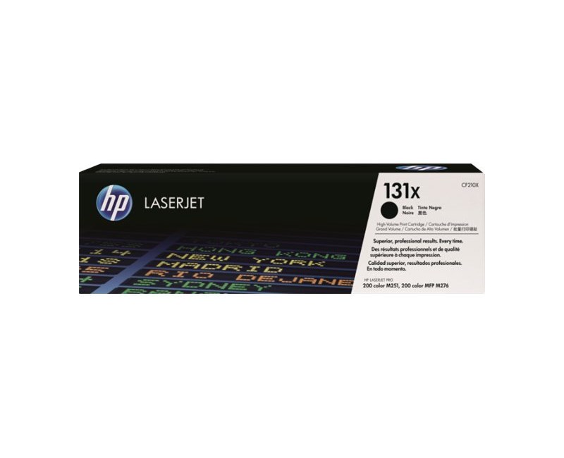 HP 131X-CF210X Siyah Orjinal Toner Yüksek Kapasiteli Resim-1