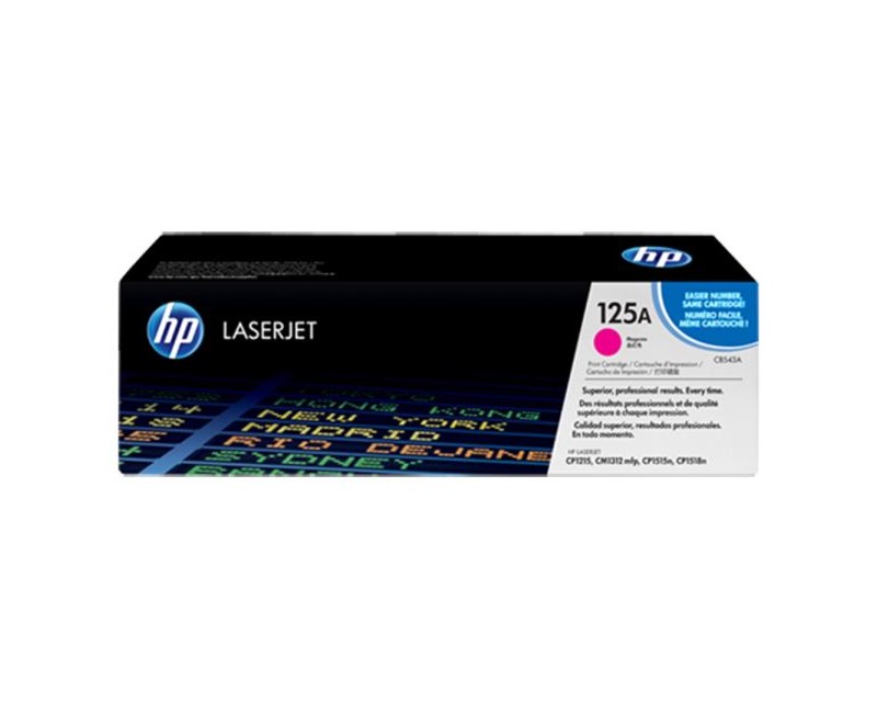 HP HP CB543A (125A) MACENTA TONER 1.400 SAYFA Resim-1