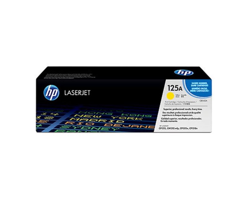 HP CB542A  CB542A SARI RENKLİ LAZER TONER Resim-1