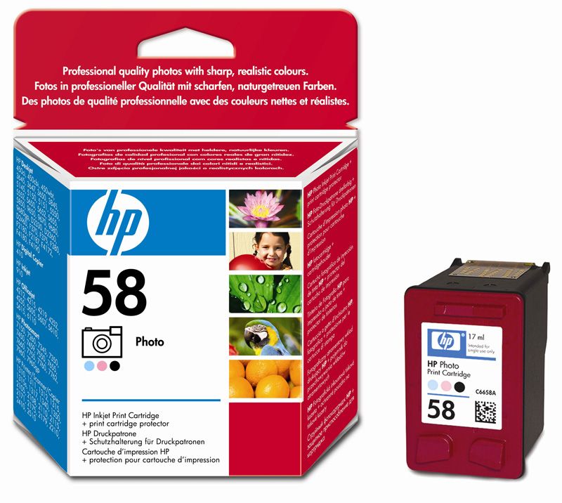 HP C6658A Renkli Photo 5550/7000/7550/2110/450 17 ml.