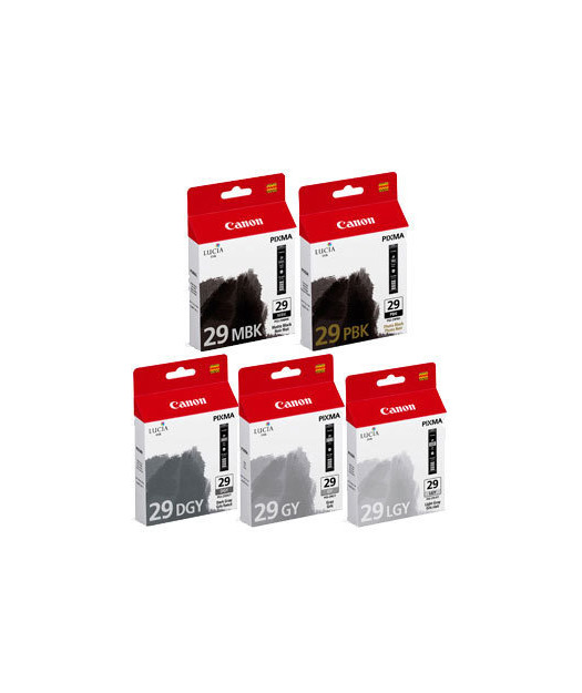 CANON PGI-29 MBK/PBK/DGY/GY/LGY MultiPack 4868B018 CAN23335