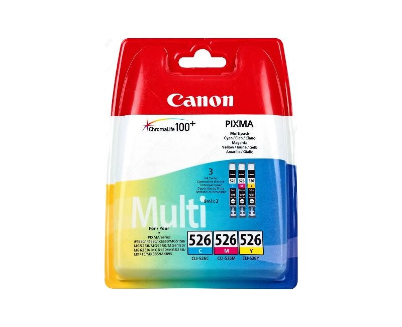 CANON CLI-526CMY IP4850 MG8150 5250 5150 6150 C/M/Y Multipack
